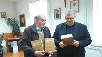 Vojo Lukič obiskal škofa dr. Petra Štumpfa 