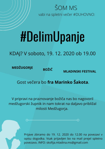 4. spletni večer za mlade