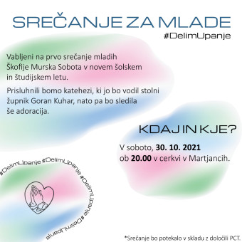  #DelimUpanje - srečanje za mlade