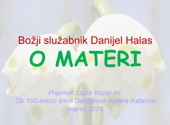 Pogovor o materi