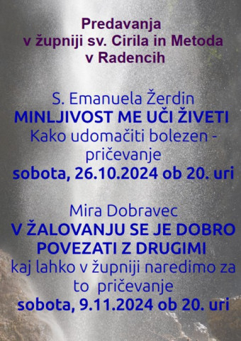 Radenci - Predavanja