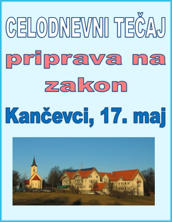 Celodnevni tečaj priprave na zakon