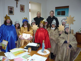 Prleški koledniki obiskali škofa