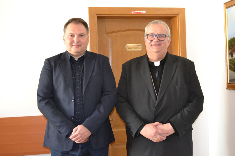 Soboški župan na obisku pri škofu