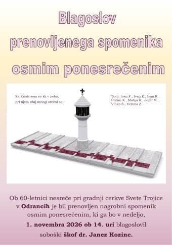 Odranci - blagoslov spomenika
